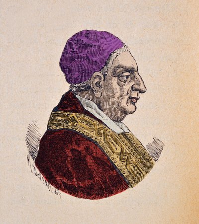 Portrait of Pope Benedict XIII (1724-1730), 1898 by Italian School